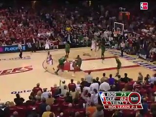 LeBron James Dunks on KG