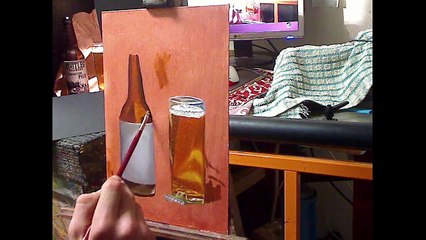 99 Paintings of Beer by Ben Sherar - Beer 9 : Bootleg Brewery Prohibition Pils