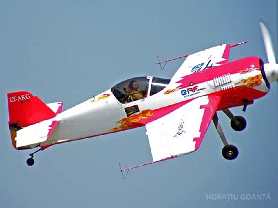 Svetlana Kapanina Sukhoi Su-26M Solo Display at Otopeni Airshow 2011