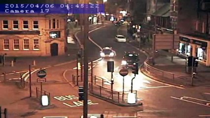 Shocking CCTV shows hit and run moment