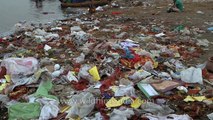 Polluted bank of river Yamuna - Delhi