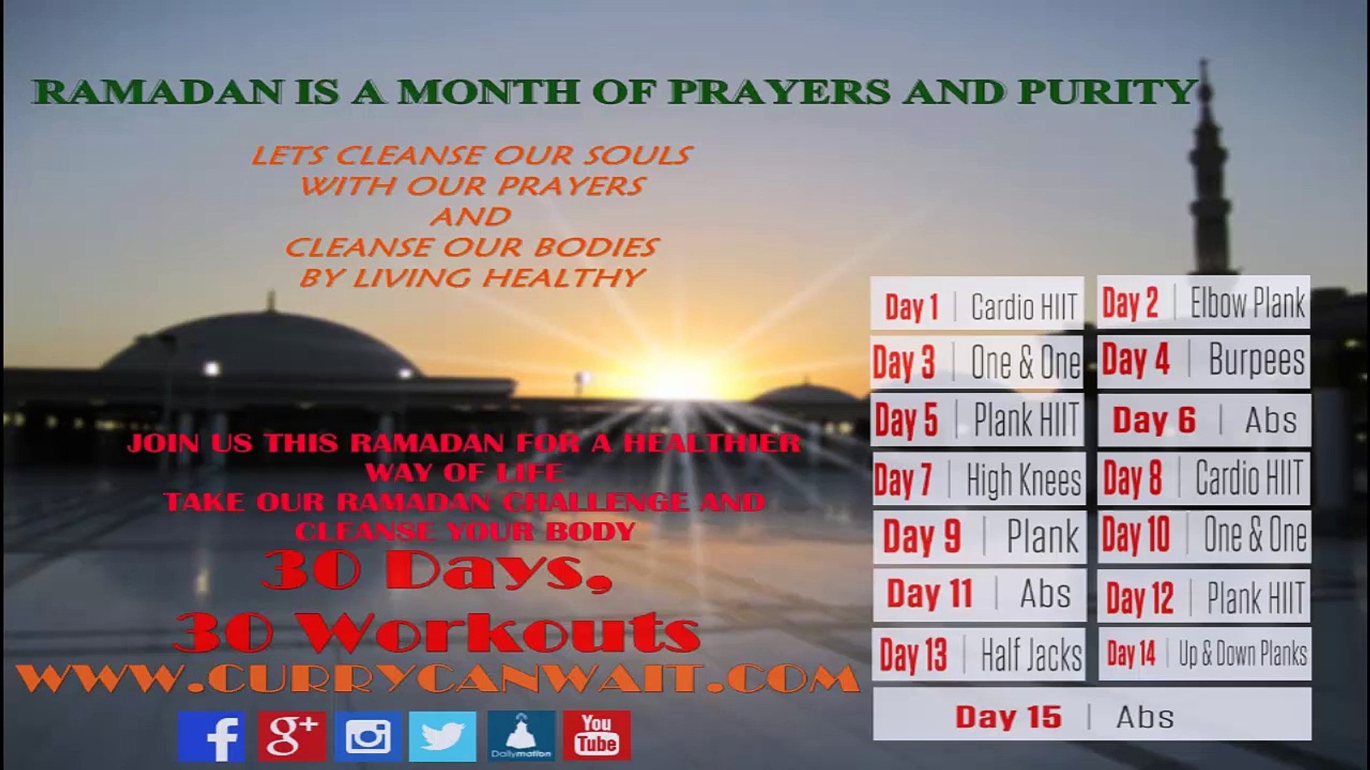 ⁣Ramadan Challenge Explained