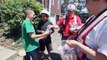 Red Cross Mobile Feeding Unit tours Sturbridge, Massachusetts after Tornado strikes