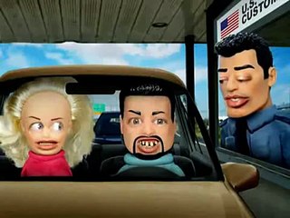 Les douanes (Tetesaclaques.tv)