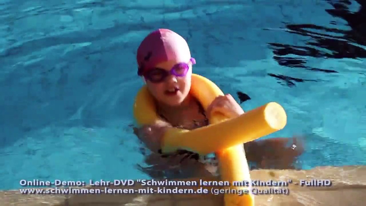 Schwimmen lernen mit Kindern (Demo: Lehr-DVD)