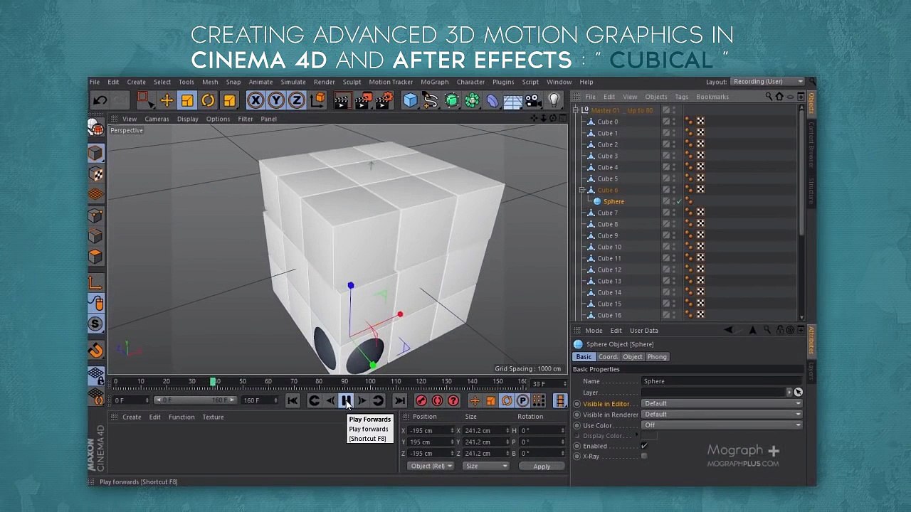 Creating Advanced 3d Motion Graphics In Cinema 4d And After Effects Cubical Project Video Dailymotion