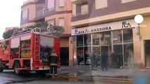 Una mujer se inmola en una sucursal bancaria de Castellón
