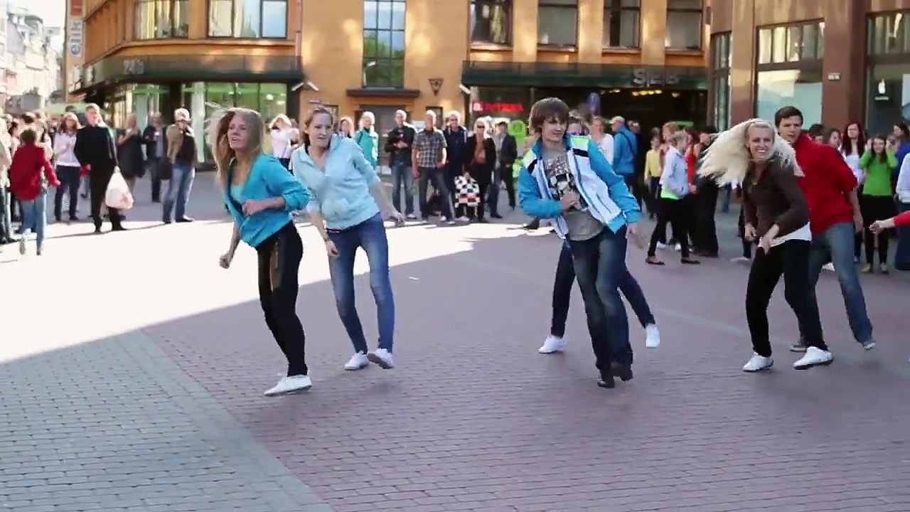 Flashmob Baltic Youth Festival 2012 Riga