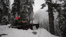 Incredible Avalanche Control program with M60 Patton Tanks!