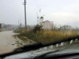 Pamukova ya şiddetli yağış ve dolu yağdı