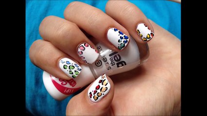 unghie leopardate multicolor / NAIL ART TUTORIAL