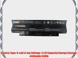 Dell Inspiron 17R N7010 Laptop Battery - New TechFuel Professional 6-cell Li-ion Battery