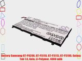 Battery Samsung GT-P6200 GT-P3110 GT-P3113 GT-P3100 Galaxy Tab 7.0 Gala Li-Polymer 4000 mAh