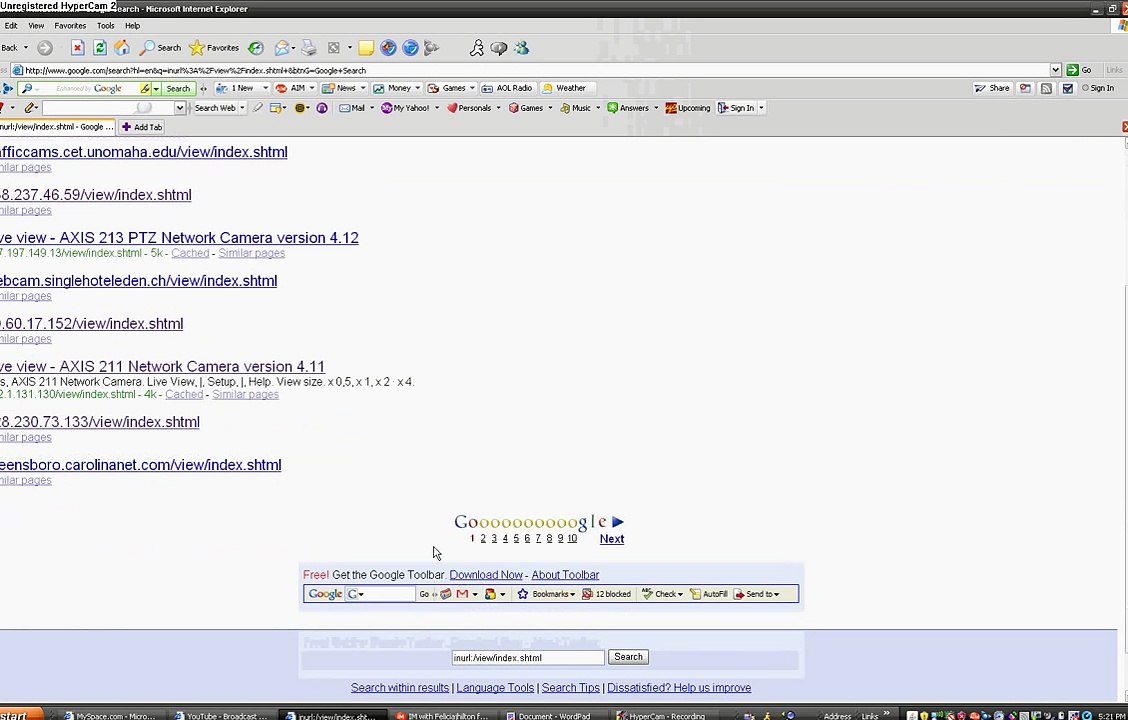 How to hack into live security cameras and web cams