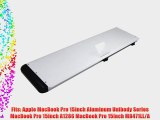 LENMAR Replacement Battery for Apple MacBook Pro 15-Inch Aluminum Unibody Series Laptop Computers