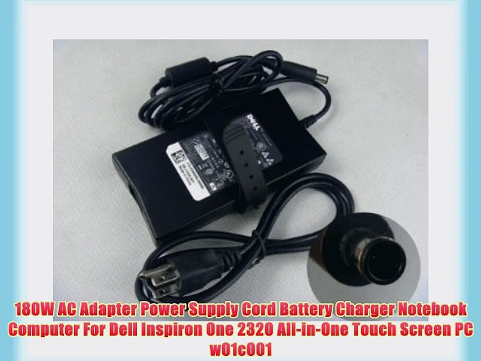 180W AC Adapter Power Supply Cord Battery Charger Notebook Computer For Dell Inspiron One 2320