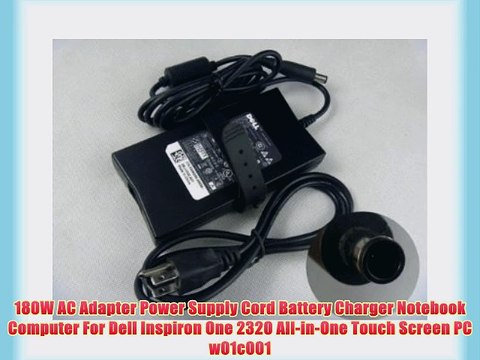 180W AC Adapter Power Supply Cord Battery Charger Notebook Computer For Dell Inspiron One 2320