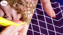 #3 DIY Best Arabic Mehendi Design 2015 | How To Apply Henna Mehndi Tattoo On Hand