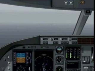 Landing at NCE with X plane