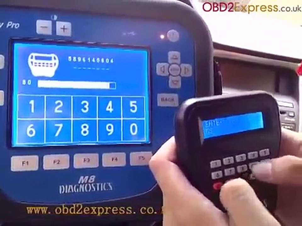 how to use Original Key Pro M8 Key Programmer to make key