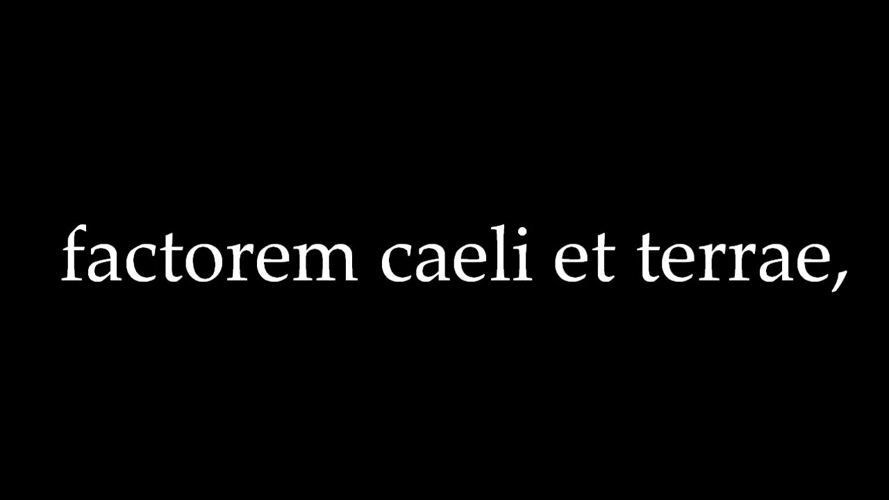 C R E D O - Learn in Latin.