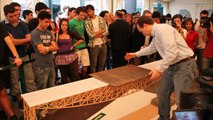 X Concurso maquetas de puentes de palillos de Bilbao BBK 2011 (Making off   resumen del concurso)