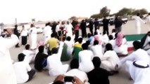 محاولة دهس المتظاهرين البدون في رمضان بالكويت 2012/7/20