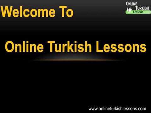 Turkish Lessons 1 - Turkish Alphabet - onlineturkishlessons.com