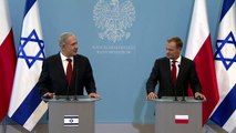 PM Netanyahu and Polish PM Tusk hold Joint Press Conference