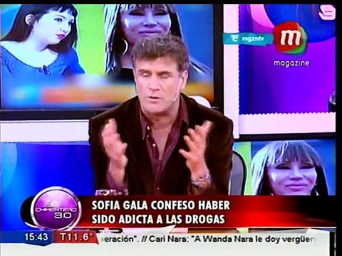 Sofía Gala habló de su adicción a las drogas