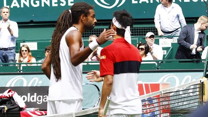 Halle - Nishikori, contento tras eliminar a Brown