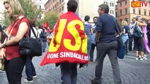 Roma, 22 settembre 2012. Manifestazione Precari della Scuola (USB Tv)