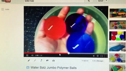 Water Balz Jumbo PART 2 Invisible Polymer Balls