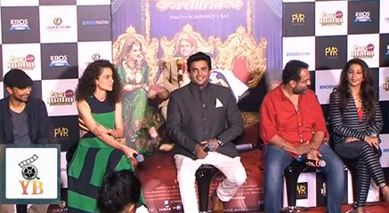 This Movie Is Close To Me Says Kangana Ranaut @ Tanu Wesds Manu Trailer Launch