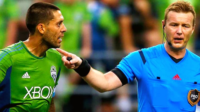 Clint Dempsey Grabs Referee's Notebook, Rips It Up, Gets Red Card