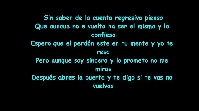 Cali & El Dandee Yo te esperare con letra 2011