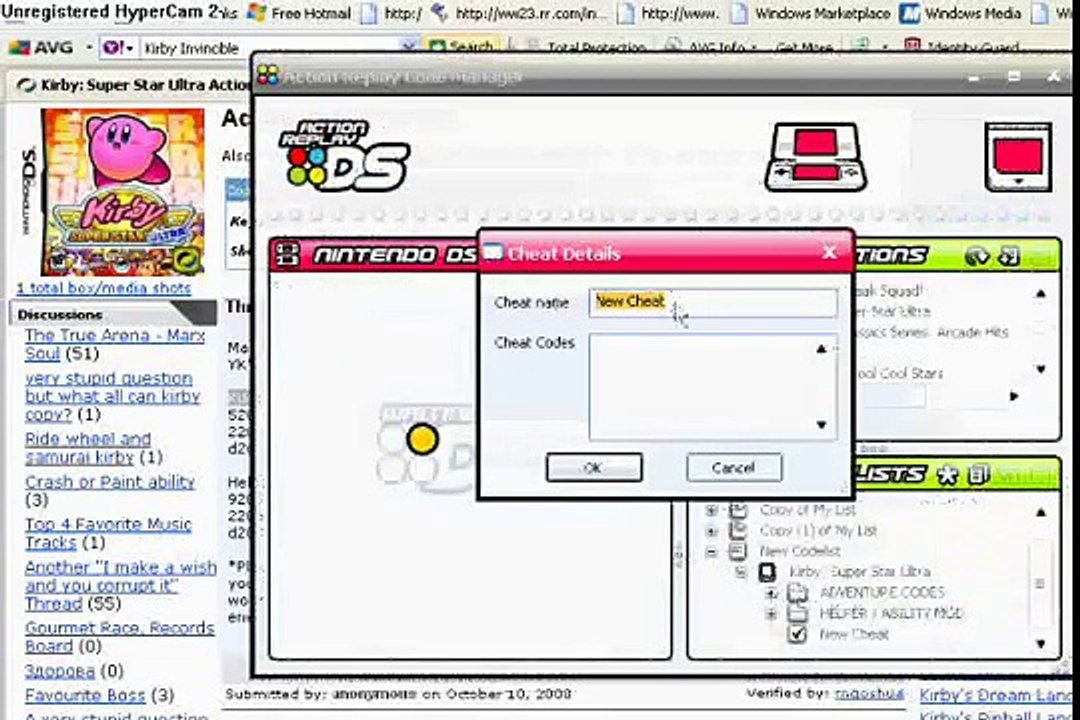 How to Use Action Replay Code Manager (Nintendo DS)