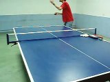 Backspin serve pingpong table tennis
