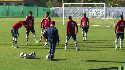 Paraguai treina para encarar time uruguaio