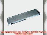A1281 Laptop Battery for Apple 15 New Version MacBook Pro Aluminum Unibody Series 56Whr