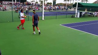 Rafael Nadal and Pablo Carreño Busta Indian Wells Masters 3/11/15 Part II