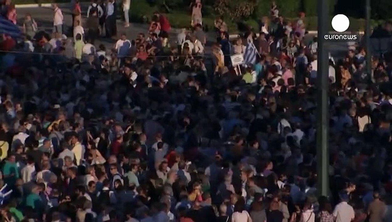 Athen: Tausende demonstrieren für Verbleib in Eurozone