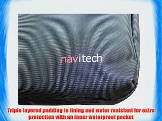 Navitech Black Ultrabook / Games Console / Tablet Case Cover Bag For The (Xbox One)