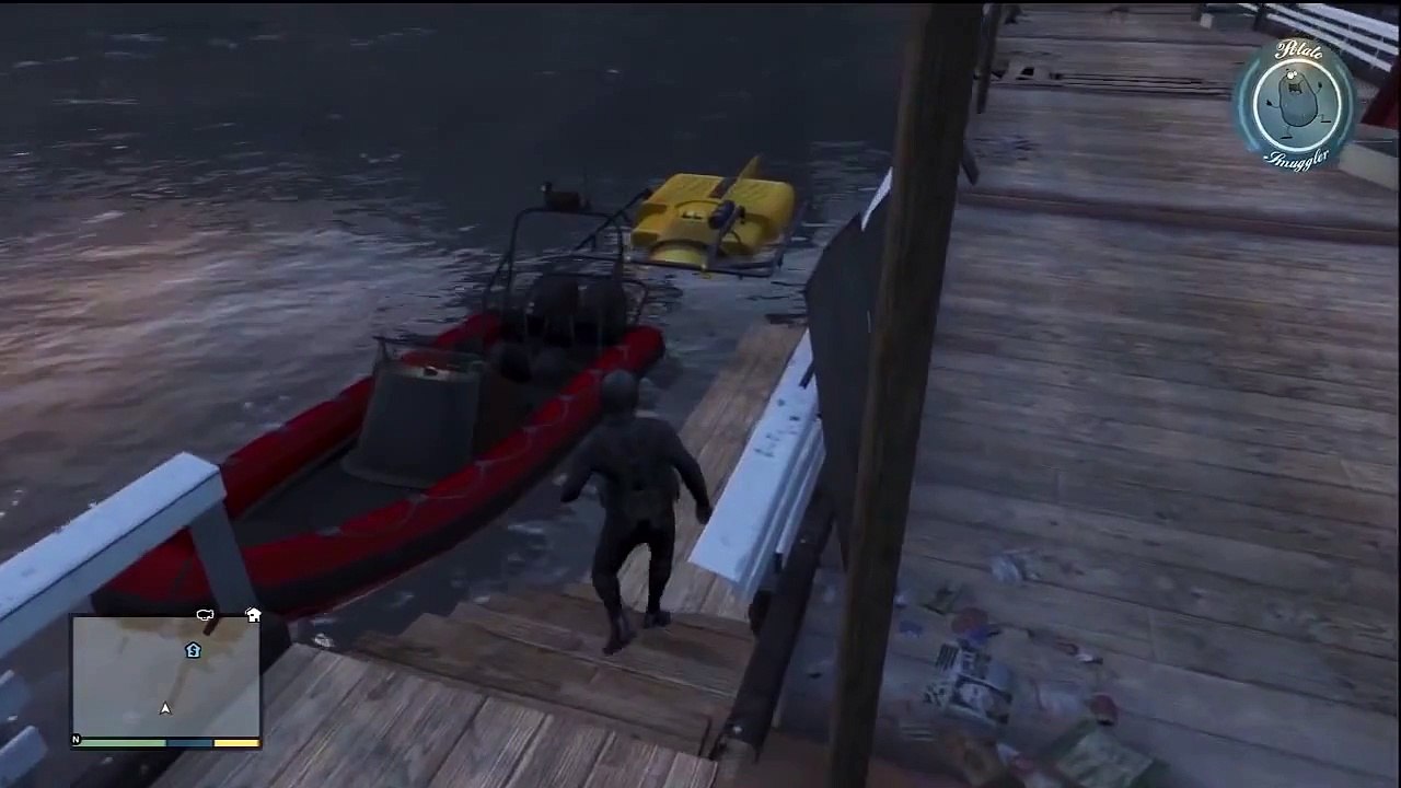 GTA 5 - GIANT Submarine Wreck! - Underwater "Nuclear Submarine!" (GTA V)