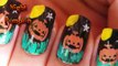 Halloween Nails - Halloween Night Pumpkin Konad Stamping Nail Art Tutorial Easy Simple Design