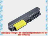 6-Cell Laptop Battery for IBM Lenovo Thinkpad R400 7443 T61 R61 R61i T61P Series