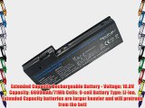 Toshiba PA3480U-1BRS Laptop Battery - New TechFuel Professional 9-cell Li-ion Battery