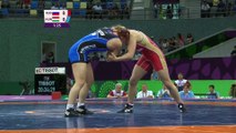 Marianna Sastin gets her hands on Gold for Hungary | Wrestling | Baku 2015 European Games