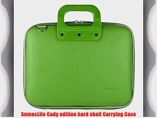 Cady Messenger Cube Ultra Durable Tactical Leatherette Shoulder Bag Case LIME GREEN fits Apple