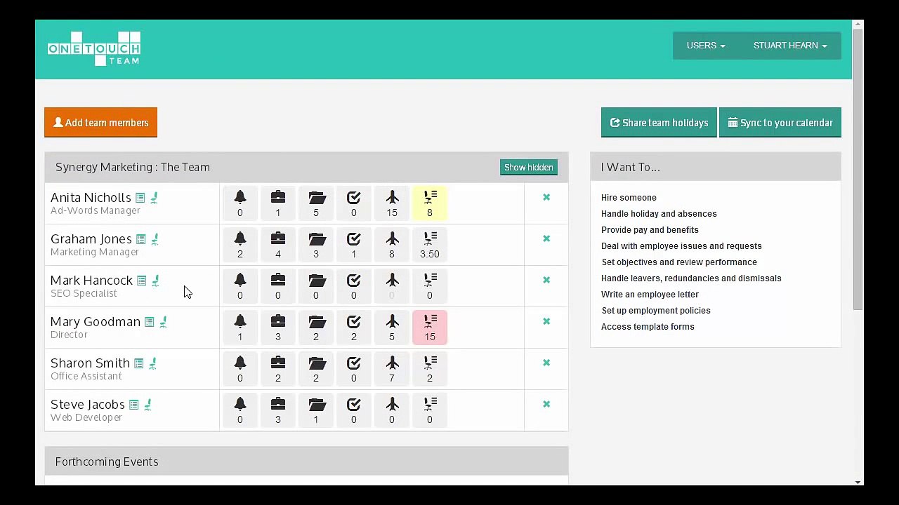 How to Set Up an Online Staff Holiday Planner